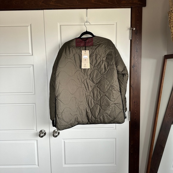 Marfa stance shearling and down reversible jacket - Picture 4 of 9